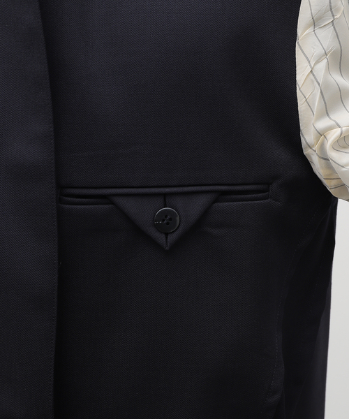 EDIFICE（エディフィス）の「la favola(ラ ファーヴォラ) for ED SEMI DOUBLE eternal（テーラードジャケット・メンズ・ネイビー・2/1）」の21枚目の写真