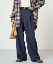 FREAK'S STORE | 限定展開　ポンチ ワイド スラックスパンツ(スラックス)