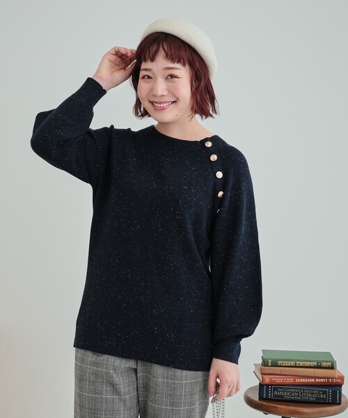 SHOO・LA・RUE(シューラルー)の「◆バスクベレー(ハンチング/ベレー帽・レディース・ベージュ/アイボリー/ブラック/グレー・00)」の10枚目の写真