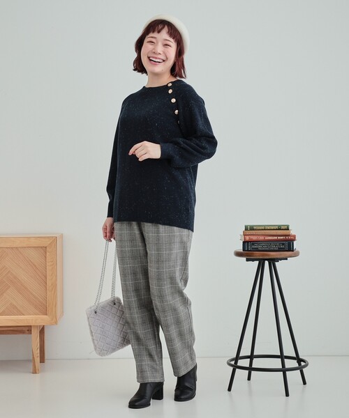 SHOO・LA・RUE(シューラルー)の「◆バスクベレー(ハンチング/ベレー帽・レディース・ベージュ/アイボリー/ブラック/グレー・00)」の11枚目の写真