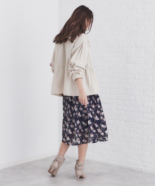 index（インデックス）の「◆スタンドカラーブルゾン【撥水/洗濯機洗い可/UVケア/防シワ】（ブルゾン・レディース・カーキ/ナチュラル/ネイビー・36/38/40/42）」の21枚目の写真