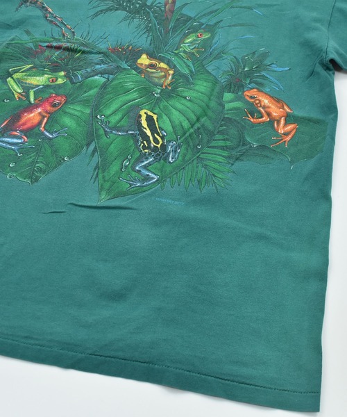 VINTAGE（ヴィンテージ）の「【ヴィンテージ古着】90’s Daytona Beach カエル アニマルプリント Tシャツ USA製（Tシャツ/カットソー・メンズ・グリーン・X-LARGE）」の16枚目の写真