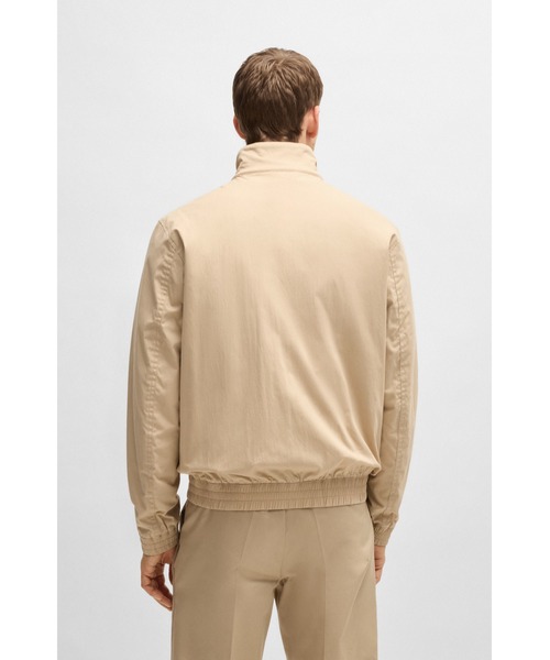 BOSS（ボス）の「Double Bモノグラム コットンブレンド ジャケット（その他アウター・メンズ・ベージュ/ダークブルー・56/46/48/50/52/54/44/58）」の4枚目の写真