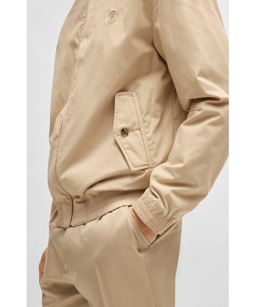 BOSS（ボス）の「Double Bモノグラム コットンブレンド ジャケット（その他アウター・メンズ・ベージュ/ダークブルー・56/46/48/50/52/54/44/58）」の5枚目の写真