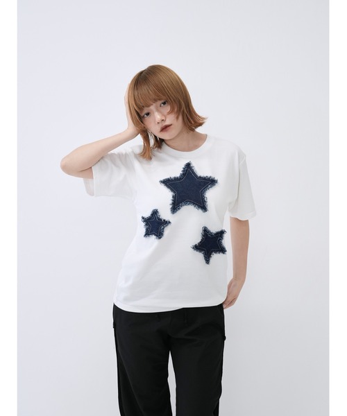 NENA Japan '84 Tシャツ2枚　スエットシャツ1枚 ZOZO限定】デニム スター Tシャツ ワッペン（Tシャツ/カットソー