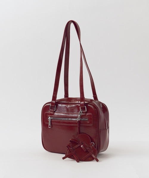 ROOPTOKYO（ループトウキョウ）の「スクエア フェイクレザー ミニショルダーバッグ（ショルダーバッグ・レディース・ブラック/シルバー/レッド/ホワイト・FREE）」の19枚目の写真