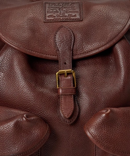 POLO RALPH LAUREN(ポロ ラルフ ローレン)の「ヘリテージ レザー バックパック(バックパック/リュック・メンズ・ブラウン系6・ONE)」の10枚目の写真