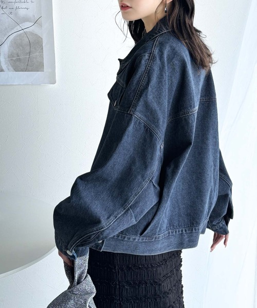 羽織るだけでオシャレに♪【Dior】Caro デニム ジャケット フリンジデニムジャケット ライトアウター デニムジャケット