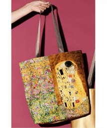 IEDIT | ＩＥＤＩＴ　壮美なクリムトの世界を楽しむデザイントートバッグ〈ゴールド〉(トートバッグ)