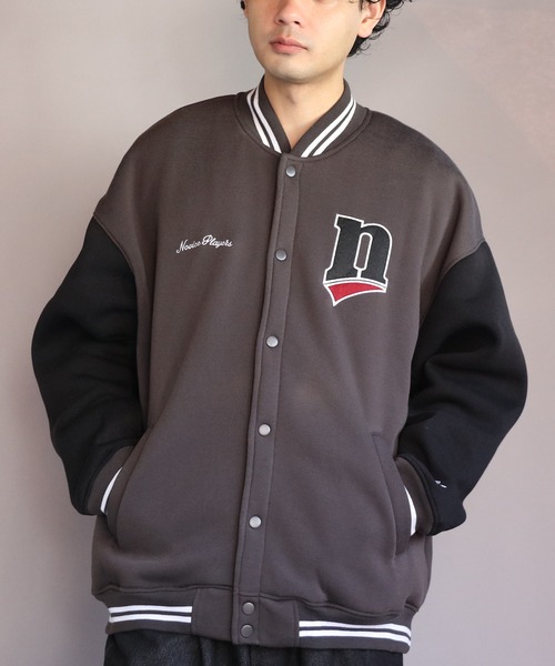 8(eight)(エイト)の「裏起毛ヘビーウェイトロゴスタジャン(スタジャン・メンズ・ブラック/グレー系その他/スミクロ・MEDIUM/X-LARGE/LARGE)」の2枚目の写真