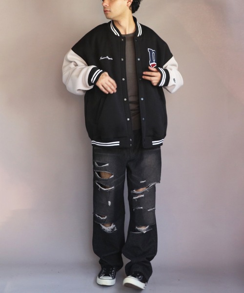 8(eight)(エイト)の「裏起毛ヘビーウェイトロゴスタジャン(スタジャン・メンズ・ブラック/グレー系その他/スミクロ・MEDIUM/X-LARGE/LARGE)」の6枚目の写真