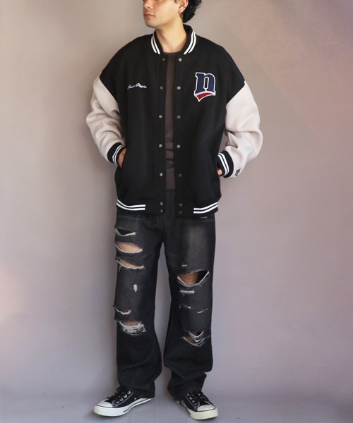 8(eight)(エイト)の「裏起毛ヘビーウェイトロゴスタジャン(スタジャン・メンズ・ブラック/グレー系その他/スミクロ・MEDIUM/X-LARGE/LARGE)」の7枚目の写真