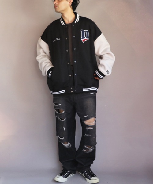 8(eight)(エイト)の「裏起毛ヘビーウェイトロゴスタジャン(スタジャン・メンズ・ブラック/グレー系その他/スミクロ・MEDIUM/X-LARGE/LARGE)」の8枚目の写真