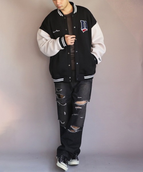 8(eight)(エイト)の「裏起毛ヘビーウェイトロゴスタジャン(スタジャン・メンズ・ブラック/グレー系その他/スミクロ・MEDIUM/X-LARGE/LARGE)」の11枚目の写真