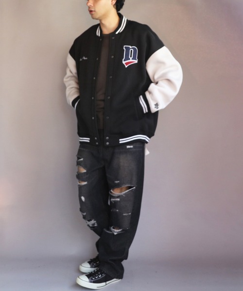 8(eight)(エイト)の「裏起毛ヘビーウェイトロゴスタジャン(スタジャン・メンズ・ブラック/グレー系その他/スミクロ・MEDIUM/X-LARGE/LARGE)」の12枚目の写真