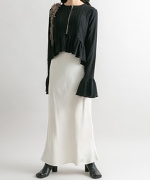 KBF | サテンバイアススカート(スカート)