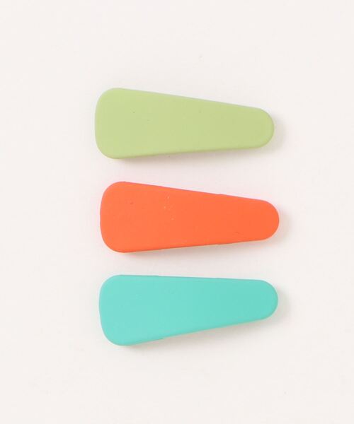 bibmilk(ビブミルク)の「BIBMILK MINI ALMOND CLIPS 3PCS(バレッタ/ヘアクリップ・キッズ・グリーン系2/グリーン系1/ピンク系3/ピンク系4/オレンジ系1/ブルー系1/イエロー系1/ピンク系1/ピンク系2/オレンジ系2・ONE SIZE)」の9枚目の写真
