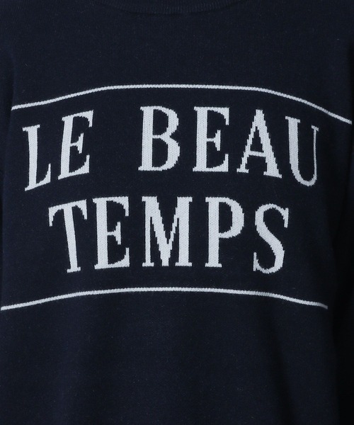 LAKOLE（ラコレ）の「アソートロゴジャガードニット / 204482（ニット/セーター・レディース・アイボリー/オレンジ/グレー/ネイビー・FREE）」の6枚目の写真