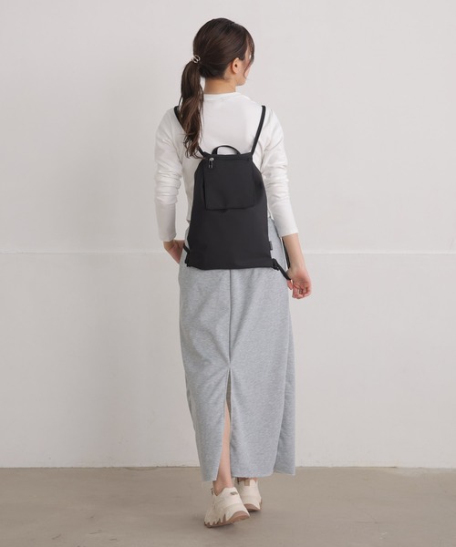 ALTROSE（アルトローズ）の「ナップサック リュック リュックサック マット（バックパック/リュック・レディース・ライトグレー/アイボリー/ブラック・FREE）」の17枚目の写真