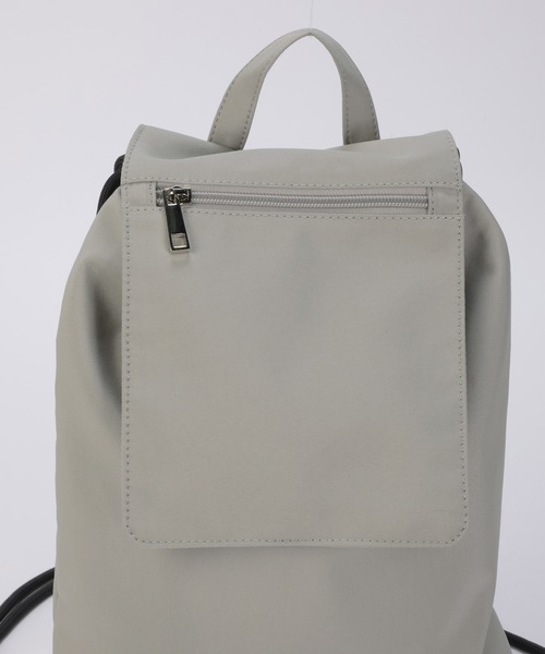 ALTROSE（アルトローズ）の「ナップサック リュック リュックサック マット（バックパック/リュック・レディース・ライトグレー/アイボリー/ブラック・FREE）」の20枚目の写真