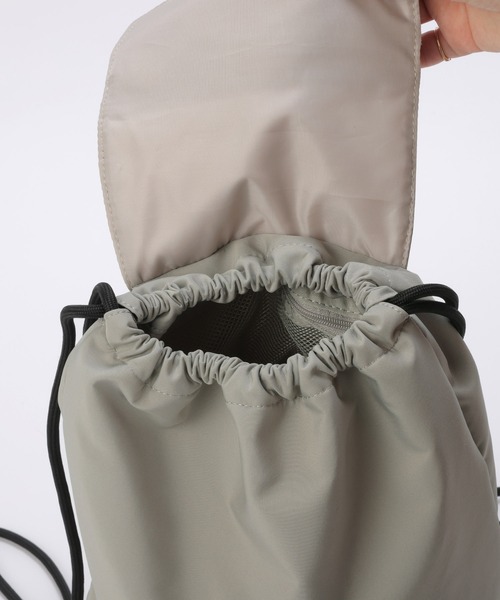 ALTROSE（アルトローズ）の「ナップサック リュック リュックサック マット（バックパック/リュック・レディース・ライトグレー/アイボリー/ブラック・FREE）」の22枚目の写真