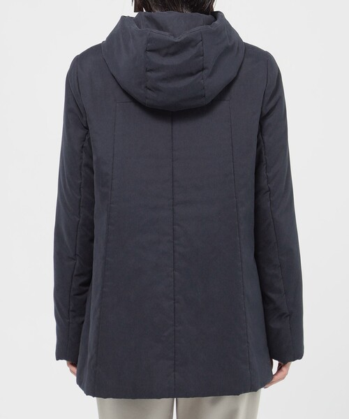 EVEX by KRIZIA(エヴェックスバイクリツィア)の「【L】【カタログ掲載品】シンダウンコート(ステンカラーコート・レディース・ダークネイビー・44/46)」の6枚目の写真