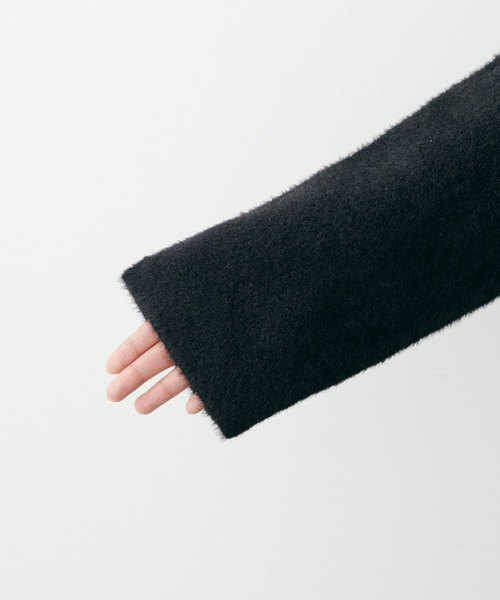 LARUTA(ラルータ)の「【LARUTA】フェレットタッチシャギー接結2WAYニット(ニット/セーター・レディース・チャコールグレー/グレイッシュベージュ/ブラック/ピンク・FREE)」の15枚目の写真