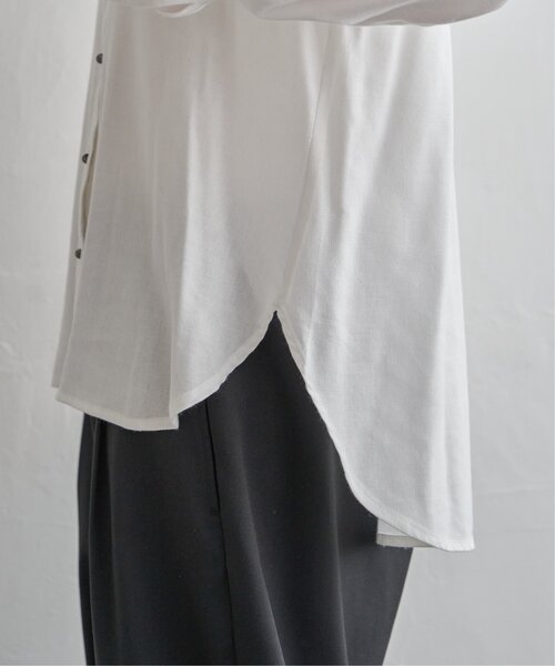 LBC(エルビーシー)の「綿レーヨンメタルボタンシャツ(シャツ/ブラウス・レディース・ホワイト/ライトブルー/チャコールグレー・L/M)」の17枚目の写真