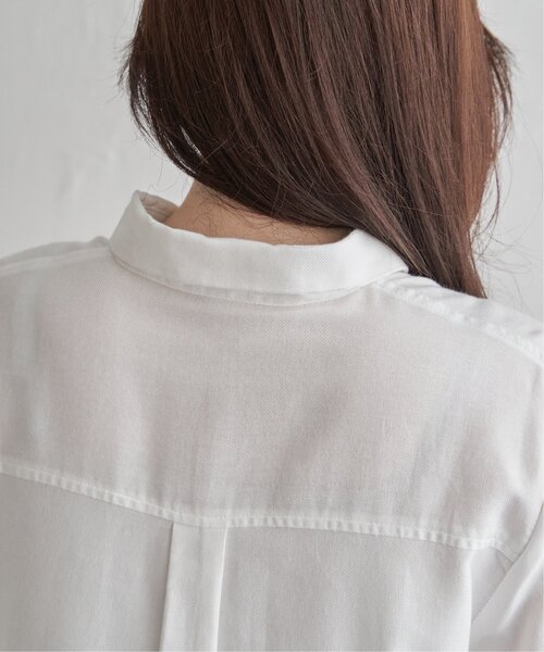 LBC(エルビーシー)の「綿レーヨンメタルボタンシャツ(シャツ/ブラウス・レディース・ホワイト/ライトブルー/チャコールグレー・L/M)」の18枚目の写真