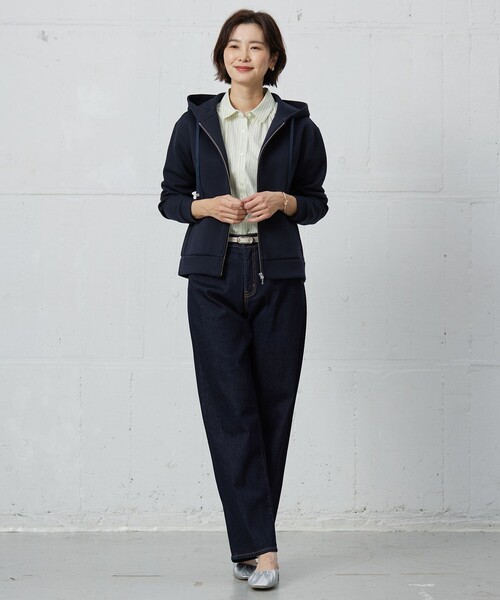 J.PRESS(ジェイプレス)の「【洗える】BEZ VEGA シャツカラー ブラウス(シャツ/ブラウス・レディース・イエロー系1/サックスブルー系1/ピンク系1・9/11)」の4枚目の写真