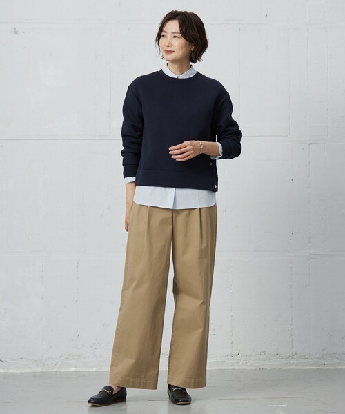 J.PRESS(ジェイプレス)の「【洗える】BEZ VEGA シャツカラー ブラウス(シャツ/ブラウス・レディース・イエロー系1/サックスブルー系1/ピンク系1・9/11)」の6枚目の写真