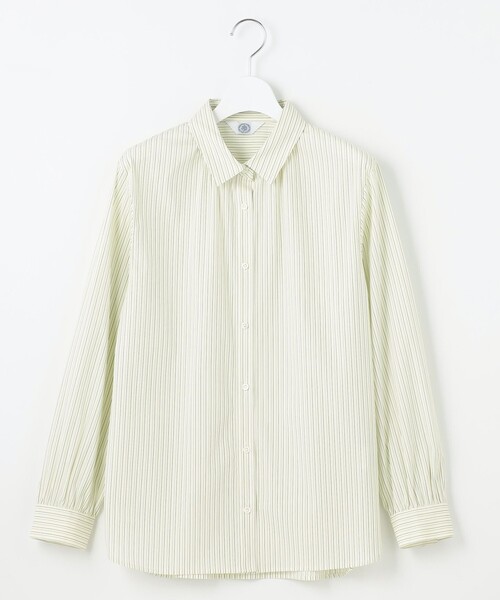 J.PRESS(ジェイプレス)の「【洗える】BEZ VEGA シャツカラー ブラウス(シャツ/ブラウス・レディース・イエロー系1/サックスブルー系1/ピンク系1・9/11)」の9枚目の写真