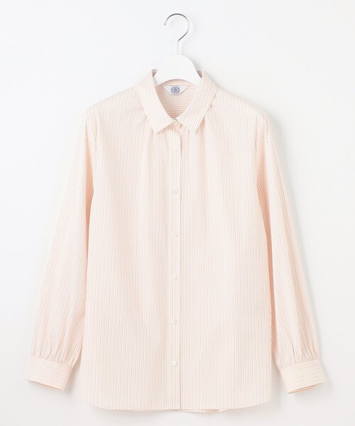 J.PRESS(ジェイプレス)の「【洗える】BEZ VEGA シャツカラー ブラウス(シャツ/ブラウス・レディース・イエロー系1/サックスブルー系1/ピンク系1・9/11)」の10枚目の写真