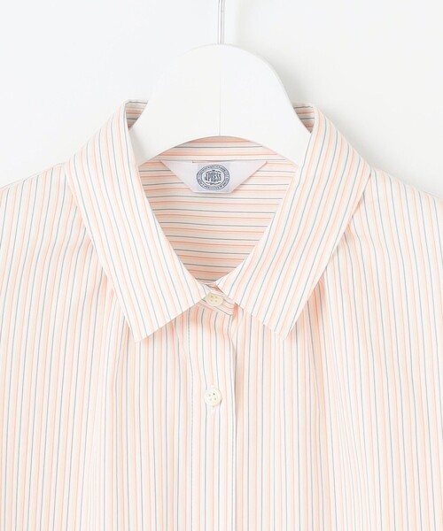 J.PRESS(ジェイプレス)の「【洗える】BEZ VEGA シャツカラー ブラウス(シャツ/ブラウス・レディース・イエロー系1/サックスブルー系1/ピンク系1・9/11)」の11枚目の写真