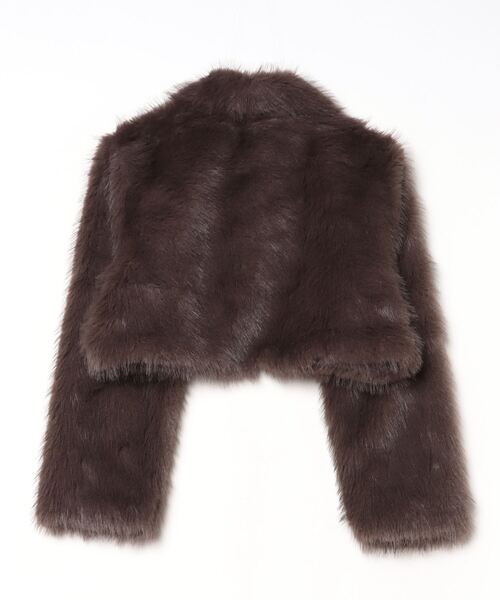 ルネ♡エコファー　ショートコート 富岡佳子さんがまとう「MACKINTOSH」エコファーショートコート | Web