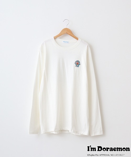 sanrio(サンリオ)の「I'm Doraemon長袖Tシャツ(Tシャツ/カットソー・メンズ・ブラック/オフホワイト/ネイビー/ブルーグレー/オートミール/ネイビー系・LL/M/L)」の21枚目の写真