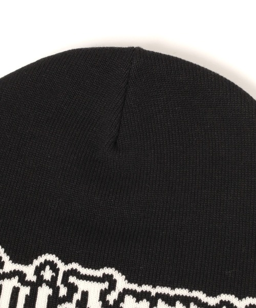 repipi armario（レピピ アルマリオ）の「【おうちで洗える】RAロゴビーニー（ニットキャップ/ビーニー・キッズ・グレー/ブラック・FREE）」の9枚目の写真