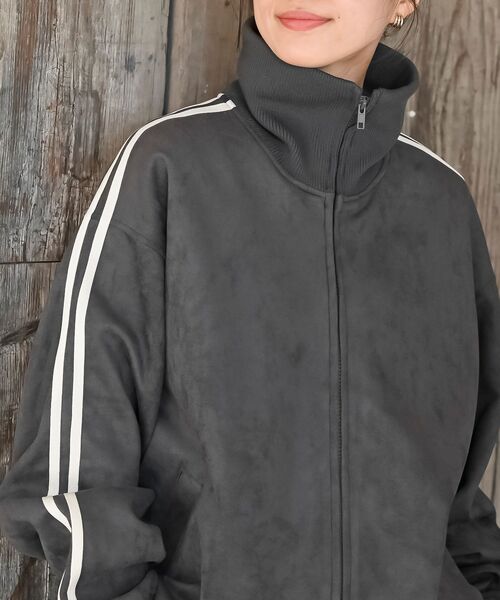 スエードポンチトラックジャケット（ブルゾン）｜rps（アールピーエス