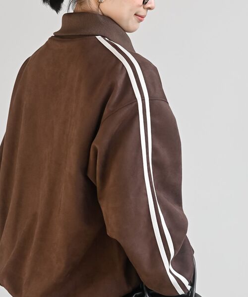 スエードポンチトラックジャケット（ブルゾン）｜rps（アールピーエス