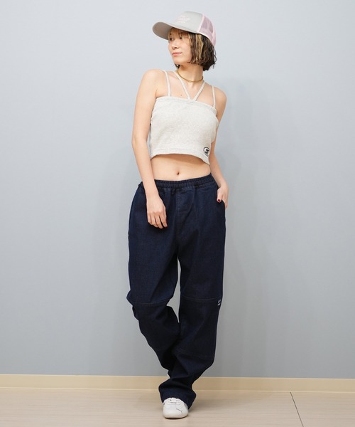 ELEMENT(エレメント)の「ELEMENT/エレメント ダブルニーデニム ユニセックスBF023-709(デニムパンツ・レディース・スミクロ/ライトインディゴブルー/インディゴブルー・FREE)」の15枚目の写真