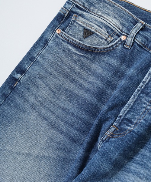 Guess（ゲス）の「GUESS MID RISE SLIM STRAIGHT-PHILIP スリムジーンズ（デニムパンツ・メンズ・インディゴブルー・29inch/30inch/31inch/32inch）」の14枚目の写真