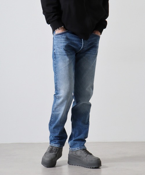 Guess（ゲス）の「GUESS MID RISE SLIM STRAIGHT-PHILIP スリムジーンズ（デニムパンツ・メンズ・インディゴブルー・29inch/30inch/31inch/32inch）」の8枚目の写真