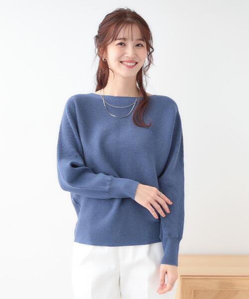 DRESKIP（ドレスキップ）の「【洗える】上品で華やかに アンジェリーナ ドルマンニット（ニット/セーター・レディース・ブラック/グレー/オフホワイト/ブルー系その他/ピンク系・02/01）」の18枚目の写真