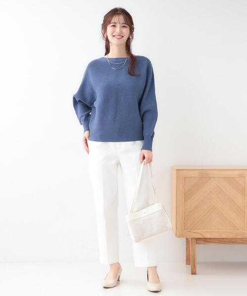 DRESKIP（ドレスキップ）の「【洗える】上品で華やかに アンジェリーナ ドルマンニット（ニット/セーター・レディース・ブラック/グレー/オフホワイト/ブルー系その他/ピンク系・02/01）」の20枚目の写真