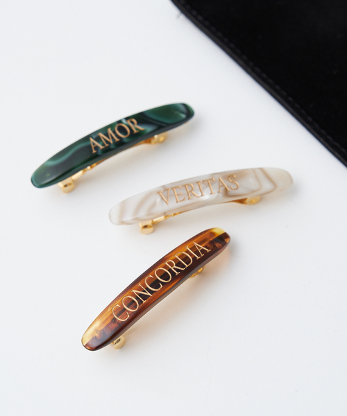 IENA（イエナ）の「MALUS/マリュス バレッタ small（バレッタ/ヘアクリップ・レディース・アイボリー/ブラウン/グリーン・FREE）」の8枚目の写真