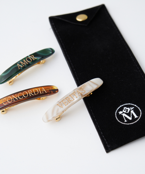 IENA（イエナ）の「MALUS/マリュス バレッタ small（バレッタ/ヘアクリップ・レディース・アイボリー/ブラウン/グリーン・FREE）」の9枚目の写真