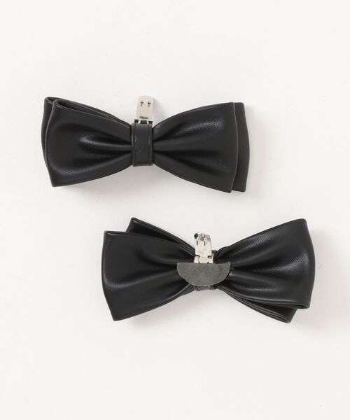 YOSUKE（ヨースケ）の「「YOSUKE/ヨースケ」ポインティッドトゥリボンパンプス（パンプス・レディース・シルバー/ブラック×ホワイト/オフホワイト/ブラック・LL/L/M/S）」の7枚目の写真