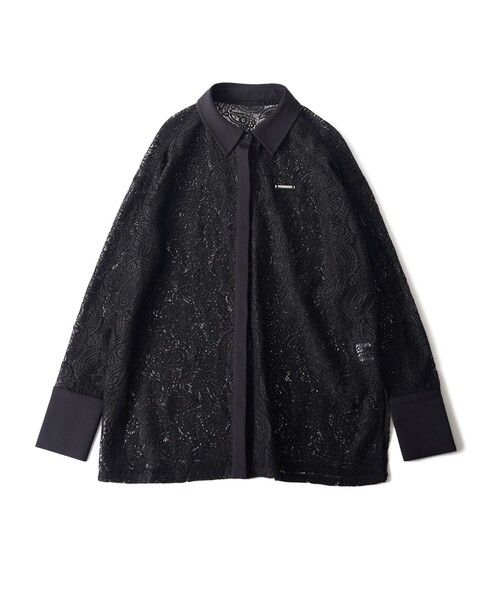 Subciety(サブサエティ)の「Paisley lace loose shirt【WOMENS】(シャツ/ブラウス・レディース・ブラック/ホワイト・FREE)」の18枚目の写真