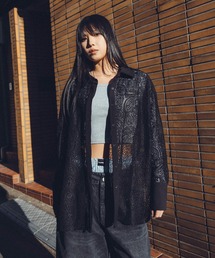 Paisley lace loose shirt【WOMENS】