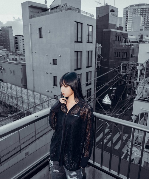 Subciety(サブサエティ)の「Paisley lace loose shirt【WOMENS】(シャツ/ブラウス・レディース・ブラック/ホワイト・FREE)」の8枚目の写真